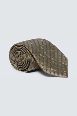 Gucci Krawatte GG aus Seiden-Jacquard
