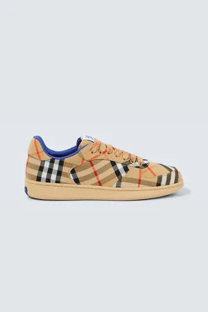Burberry Sneakers Check aus Canvas