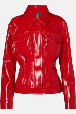 Norma Kamali Jacke aus Lederimitat