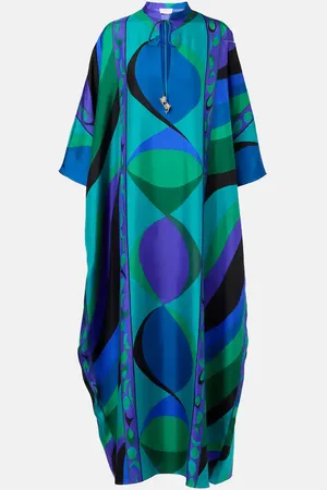 Puccini Kaftan Iride aus Seide