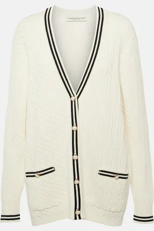 Alessandra Rich Oversize-Cardigan aus Baumwolle