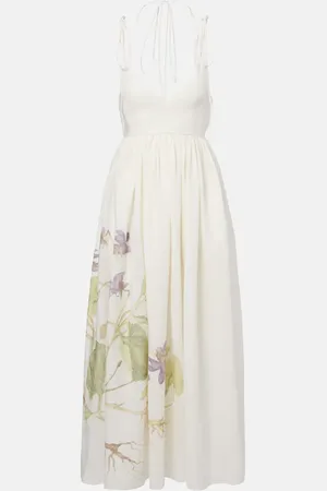Erdem Maxikleid aus Leinen
