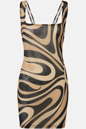 Puccini Minikleid Marmo aus Mesh