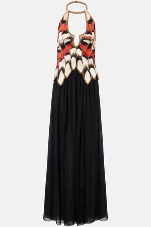 Isabel Marant Verzierte Robe Alicia aus Seide