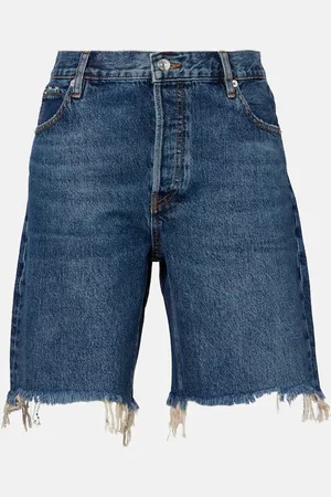 Frame High-Rise Jeansshorts