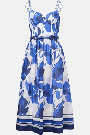 Rebecca Vallance Midikleid Paros aus Baumwolle