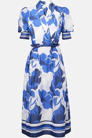 Rebecca Vallance Midikleid Paros aus Baumwolle