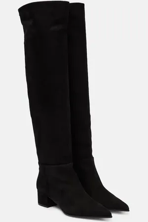 Gianvito Rossi Stiefel aus Veloursleder