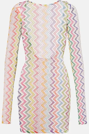 Missoni Minikleid aus Häkelstrick
