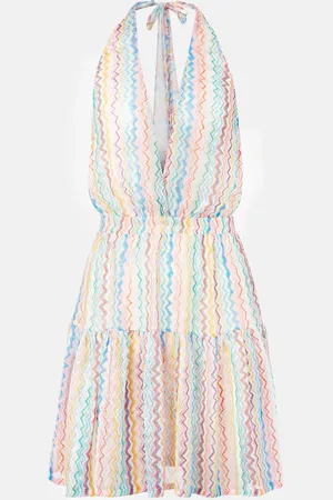 Missoni Minikleid aus Häkelstrick
