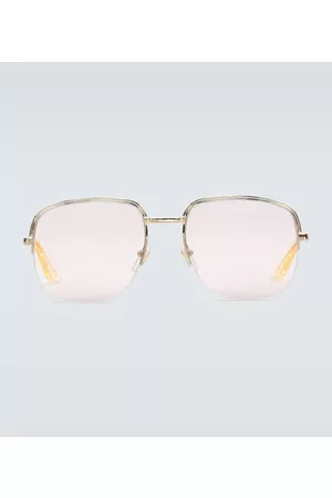 Gucci Eckige Brille aus Metall