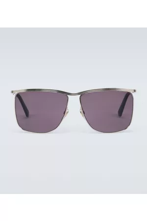 Gucci Eckige Sonnenbrille aus Metall