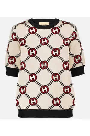 Gucci Wendbarer Pullover aus Woll-Jacquard