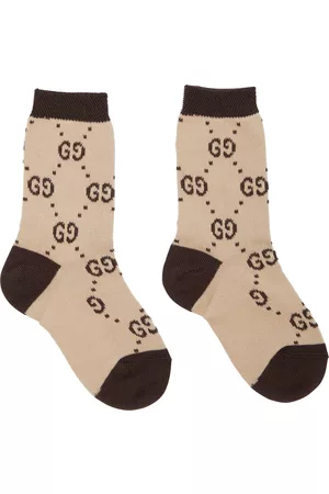 Gucci Kids Baby Socken GG aus einem Baumwollgemisch