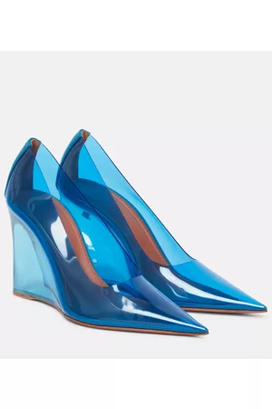 Amina Muaddi Damen Pumps - Wedges Ane Glass