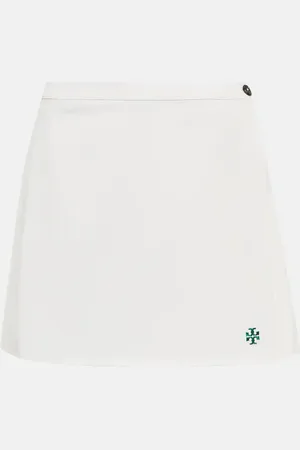 Tory Burch Minirock mit Plisseefalten