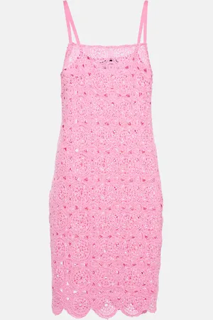 ROTATE Slipdress Silke aus Häkelstrick