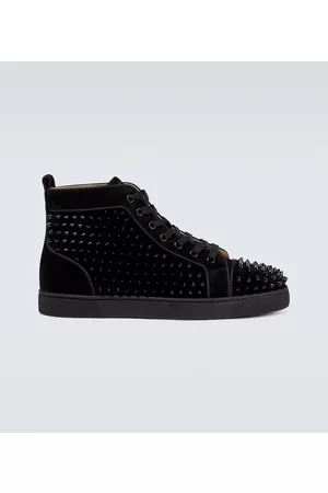 Christian Louboutin Sneakers Louis Orlato aus Veloursleder