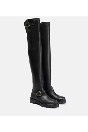 Jimmy Choo Overknee-Stiefel Biker II