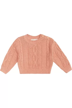 The New Society Baby Pullover mit Zopfmuster