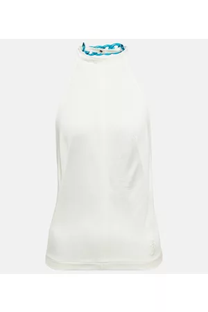 J.W.Anderson Top mit Neckholder und Gliederkette