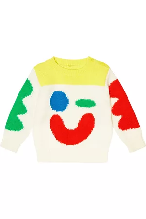 Stella McCartney Baby Pullover aus Baumwolle und Wolle