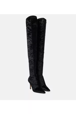 PARIS TEXAS Overknee-Stiefel Mama aus Samt