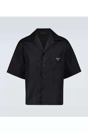 Prada Herren Hemden - Kurzarmhemd aus Re-Nylon