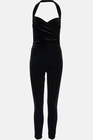 Norma Kamali Jumpsuit Cayla aus Samt