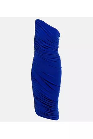 Norma Kamali Damen Asymmetrische Kleider - One-Shoulder-Minikleid Diana aus Jersey