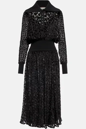 Tory Burch Midikleid aus Devoré