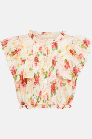 LOVESHACKFANCY Cropped-Top Nora aus Baumwolle