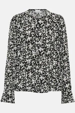Ganni Bedruckte Bluse