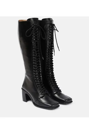 Marine Serre Schnürstiefel aus Leder