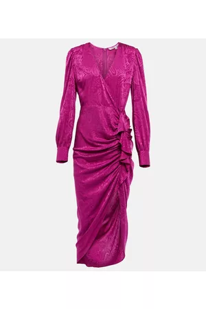 VERONICA BEARD Damen Asymmetrische Kleider - Asymmetrisches Kleid Weiss aus Jacquard