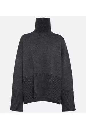Totême Rollkragenpullover aus Wolle und Baumwolle