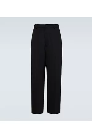 Balenciaga Gerade Hose aus einem Wollgemisch