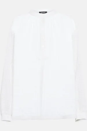A.P.C. Bluse Flora aus Baumwolle