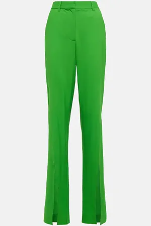 GIUSEPPE DI MORABITO High-Rise-Hose aus einem Wollgemisch