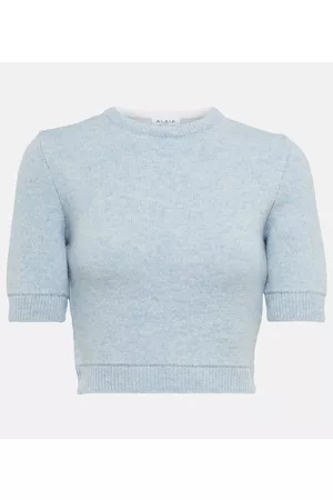 Alaïa Cropped-Pullover aus Wolle