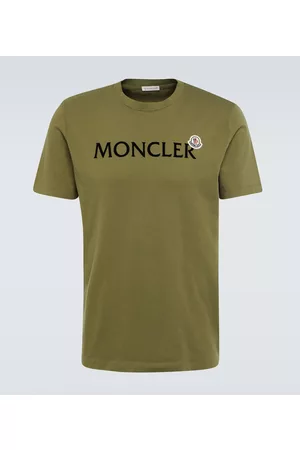 Moncler Herren Kurze Ärmel - T-Shirt aus Baumwoll-Jersey