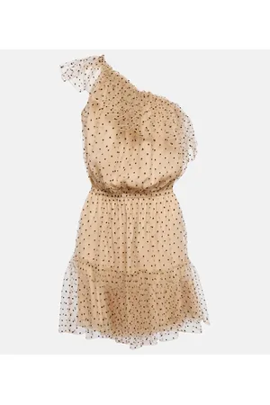 Gucci One-Shoulder-Minikleid aus Tüll