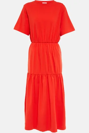 Max Mara Leisure Midikleid Pergola aus einem Baumwollgemisch