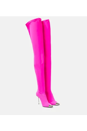 DAVID KOMA Overknee-Stiefel aus Jersey