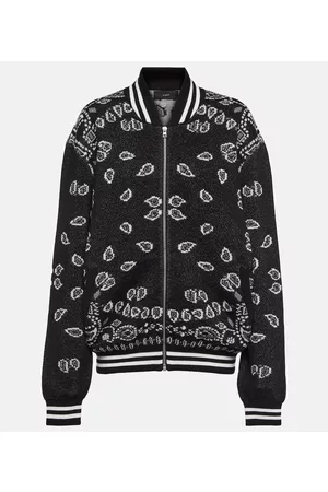 Alanui Damen Sommerjacken - Bomberjacke Bandana aus Jacquard-Strick