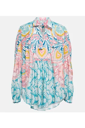 Etro Bedruckte Bluse aus Georgette