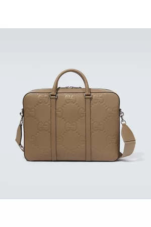 Gucci Herren Laptop- & Aktentaschen - Aktentasche Jumbo GG aus Leder