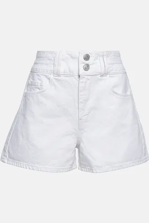 Frame High-Rise Jeansshorts