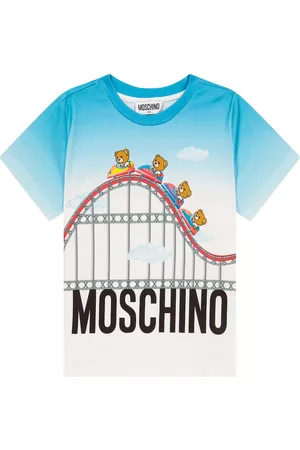 Moschino Mädchen Shirts - Bedrucktes T-Shirt aus Baumwolle
