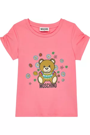 Moschino Mädchen Shirts - T-Shirt aus einem Baumwollgemisch
